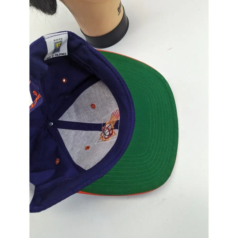 NWT Vintage Phoenix Suns Logo 7 Hat 1990s Deadstock NBA Basketball Snapback Cap‎